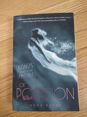 Of Poseidon by Anna Banks Paperback Bonus Short Story Inside YA Mermaid Fantasy